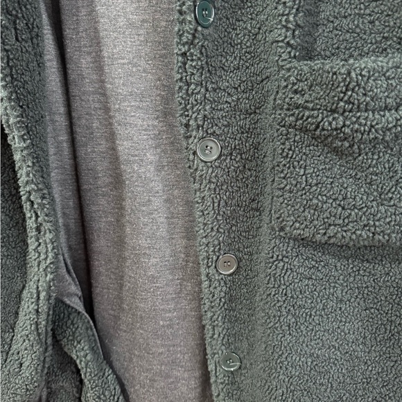 Thread & Supply Dark Green Sherpa Jacket XL - Picture 3 of 4